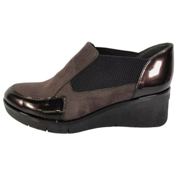 Italeau Italy Women's Brown Leather Platform Shoes Size EU37/US 6.5 *No Box* - Picture 5 of 9